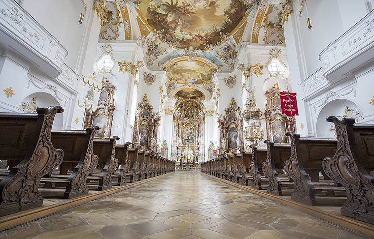 LK Neu-Ulm - Klosterkirche Roggenburg 1